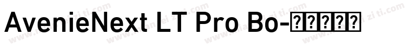 AvenieNext LT Pro Bo字体转换